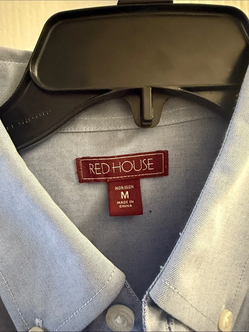 Men's Button-Down Dress Shirt in Light Blue with Chest Pocket